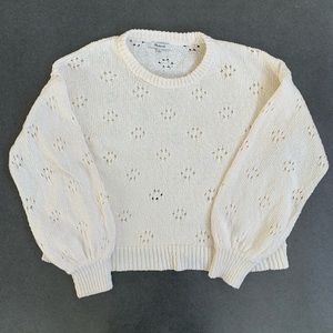Madewell white sweater